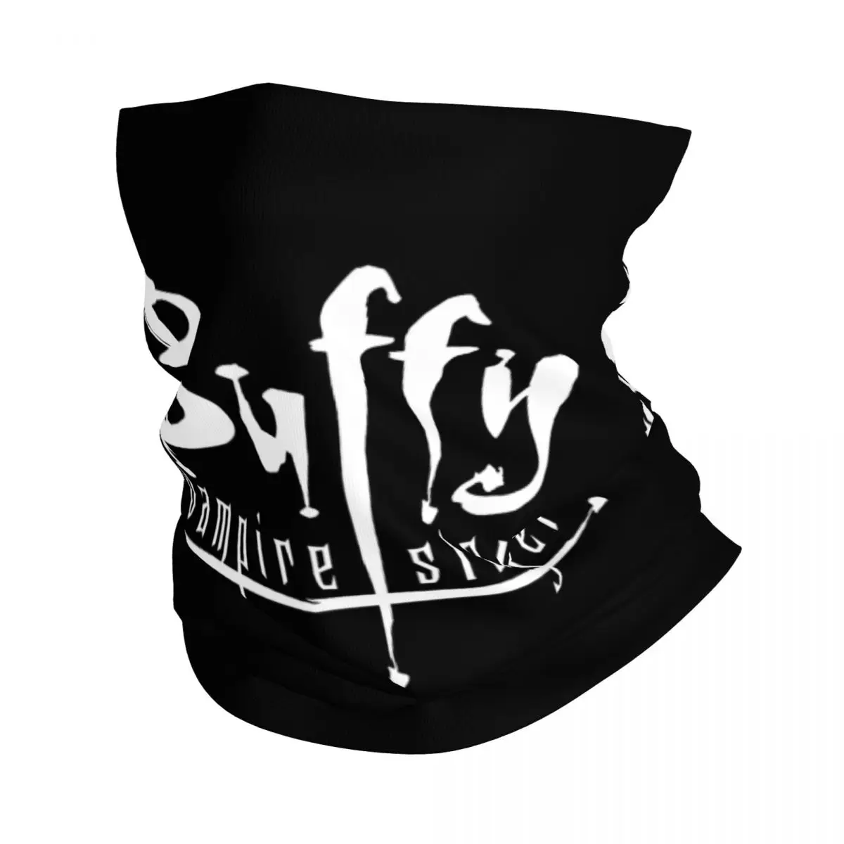 

Buffy The Vampire Slayer Logo Bandana Neck Cover Printed Horror Magic Scarf Multi-use Balaclava for Men Women Adult Winter