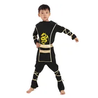 Costume de Cosplay Ninja pour enfants, robe fantaisie de fête d'anniversaire pour garçons, vêtements de carnaval pour enfants 3