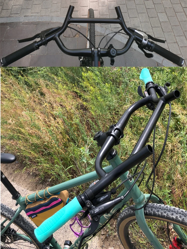 Road Bicycle/Folding/Touring/Gravel Bike Handlebar 22.2MM*31.8MM*740MM Aluminum Alloy Handlebar /Chromoly Steel Handlebars