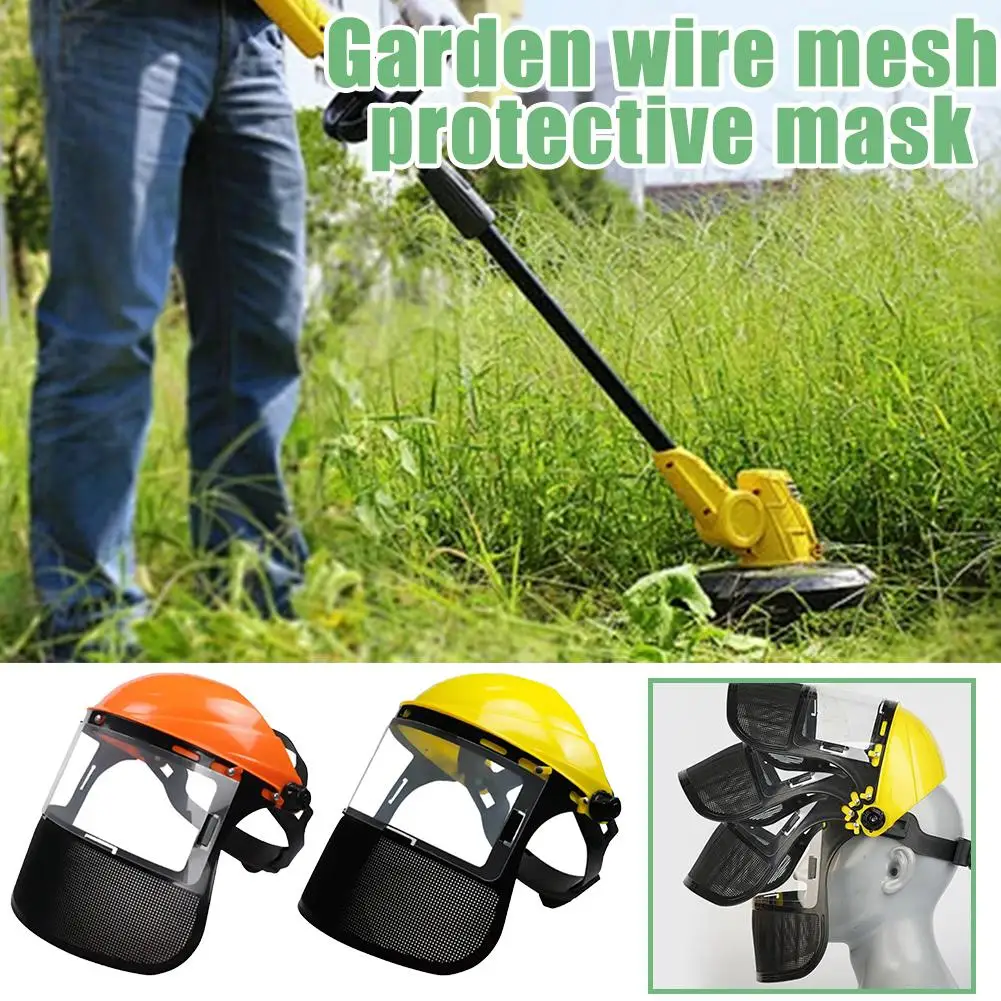 PVC Protective Face Mask For Cutting Grass And Gardening