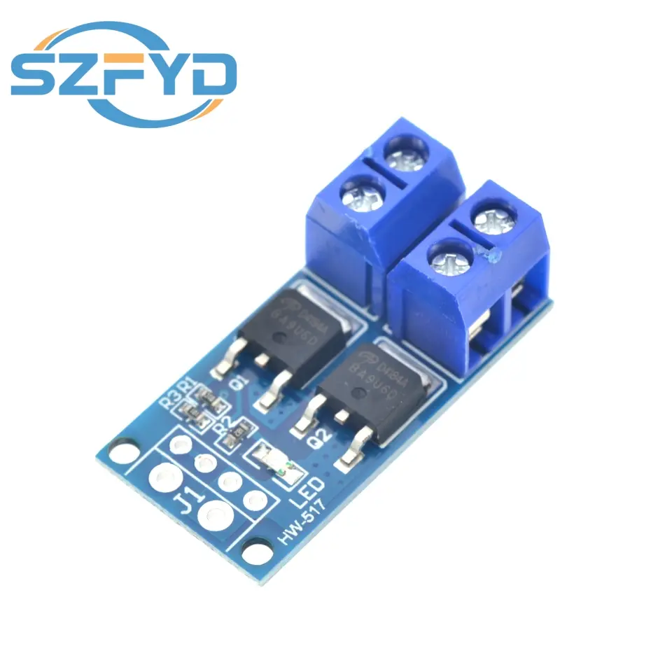 10pcs 15A 400W MOSFET Trigger Switch Drive Module PWM Regulator Control Panel DC 5V-36V Electronic Switch Control Board image 4