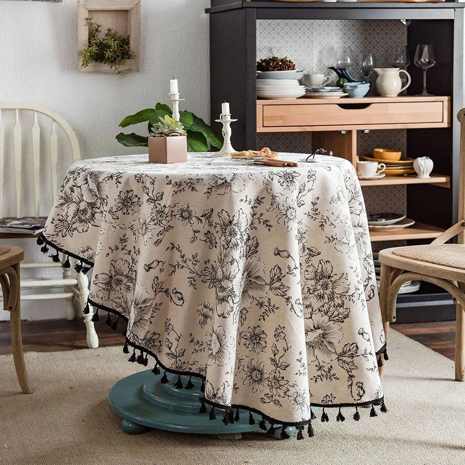 nappe-circulaire-en-coton-et-lin-decoration-de-table-a-manger-pompon-jacquard-anti-poussiere