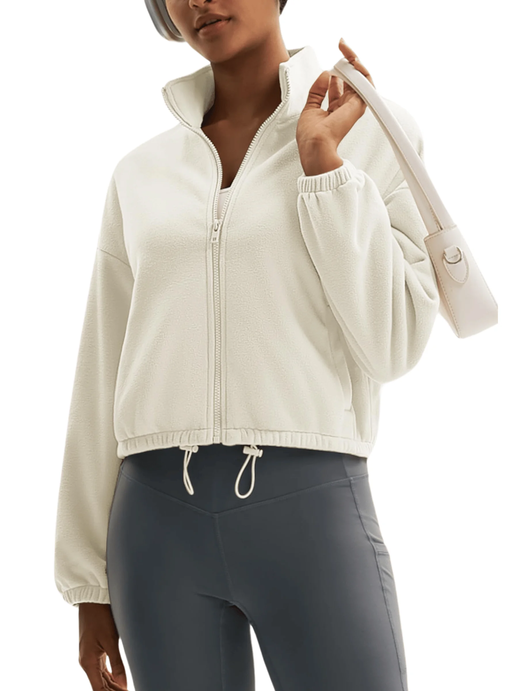 Winter Fleece Cropped Jacket