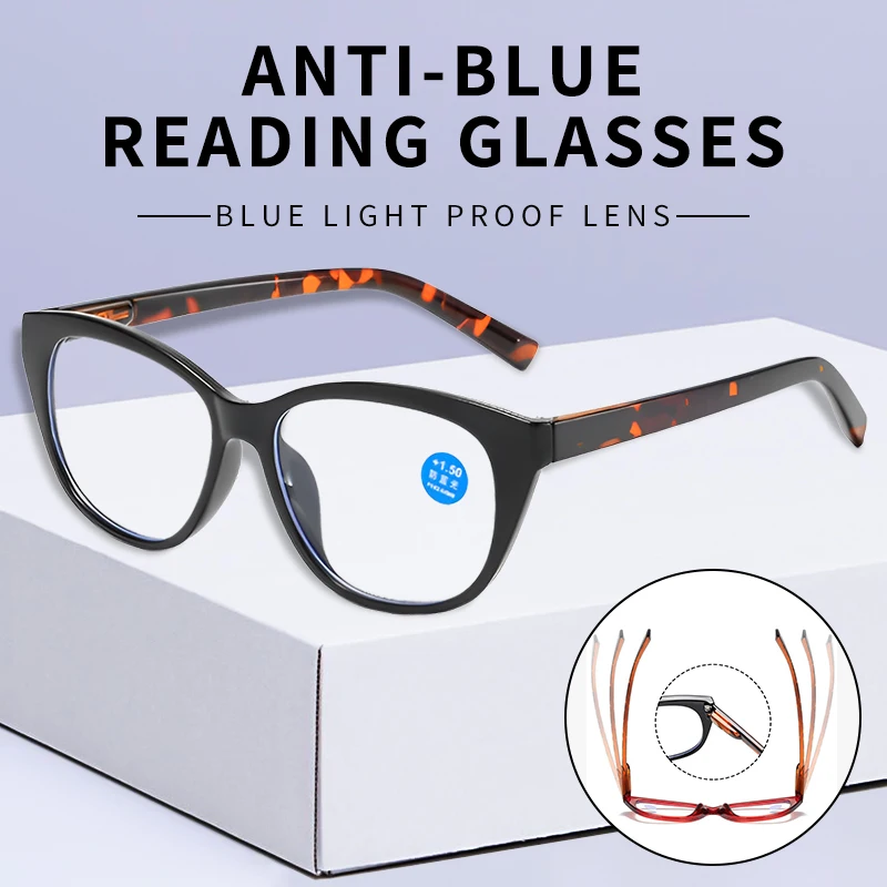 

Women's Anti Blue Light Presbyopia Glasses Elderly Reading Glasses Integrated Finished Men's Presbyopia Glasses Glasses Women