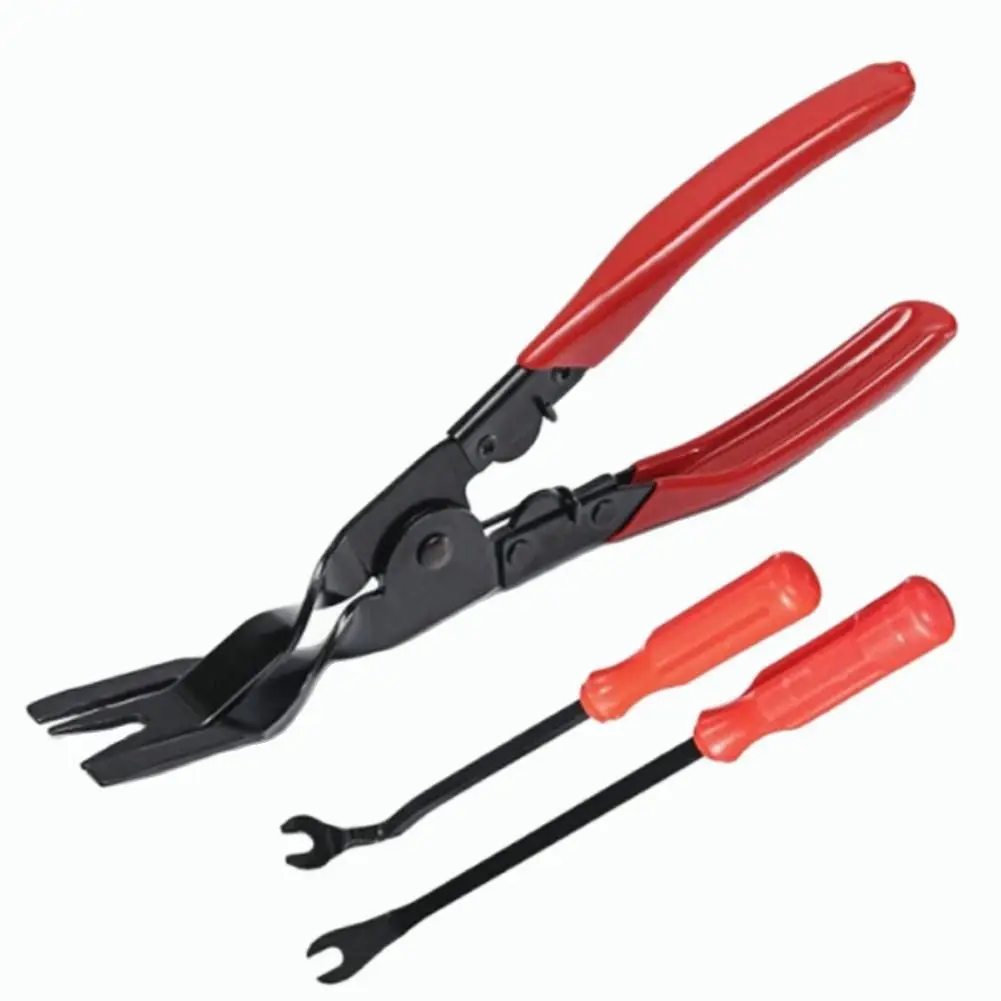 

3pcs Car Clip Pliers Set Fastener Remover Screwdriver Auto Interior Combo Repair Kit Disassembly Tool