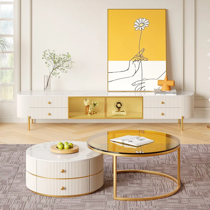 

French European Coffee Table Modern Unique Floor Minimalist Living Room Lounge Tables Design Nook Stolik Kawowy Nordic Furniture