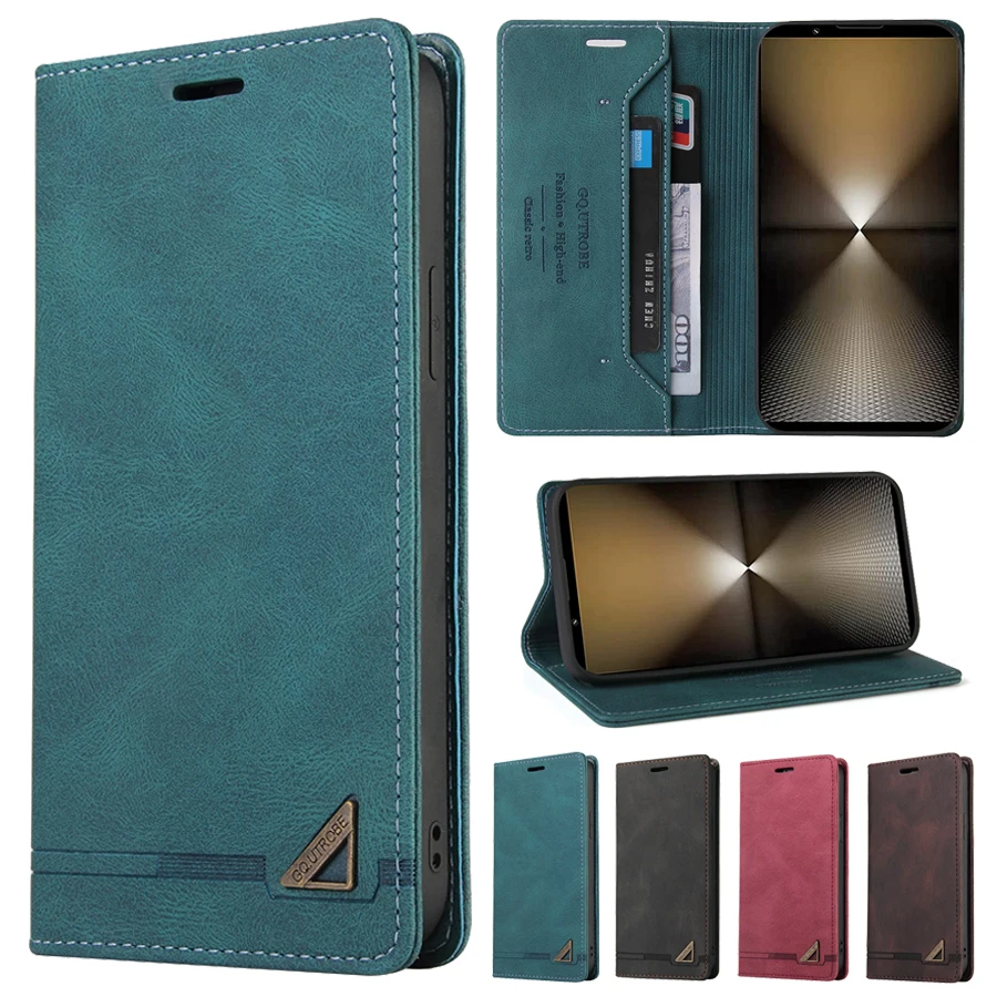 Wallet Slot RFID Blocking Flip Leather Case For Sony Xperia 1/10 VII 1/10 VI 1/5/10 V 1/5/10 IV 1/5/10 III 1/10 II XZ3 ACE III