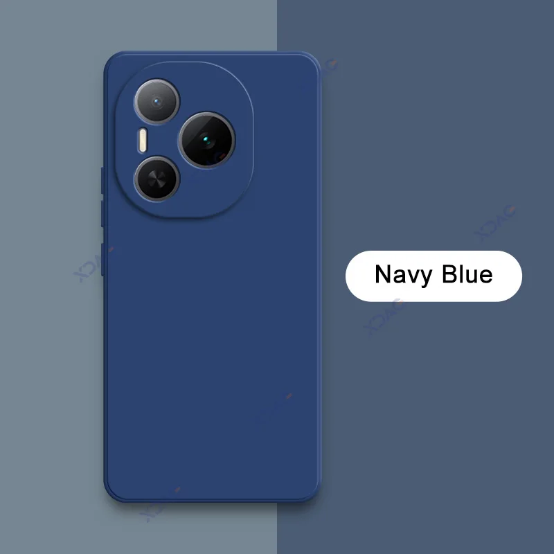Luxury Dual Layer Cellphone Case with Lens Protection - Fashionable Soft Square Liquid Silicone Armor
