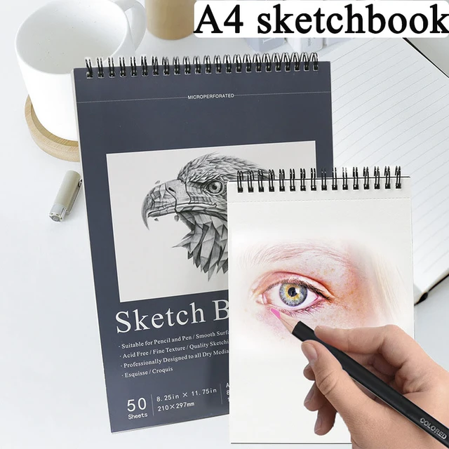 1pc New Sketchbook A4 Blank Drawing Book Student Art Sketch Book Sketch  Paper Drawing coloring Book Notebooks With FreeShipping - AliExpress