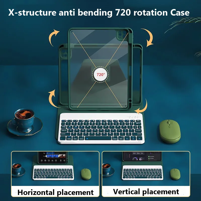 Sleek Wireless Keyboard Case with Protective Cover