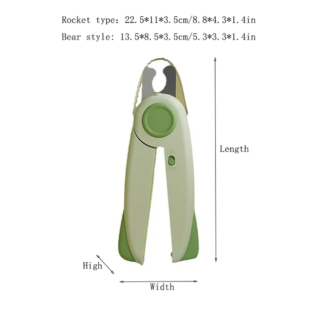 Pet Anti Splash Nail Clipper With LED light Cat And Dog Nail Clipper Cutter With Safety Lock Cat Claw Trimmer Beauty Product 6