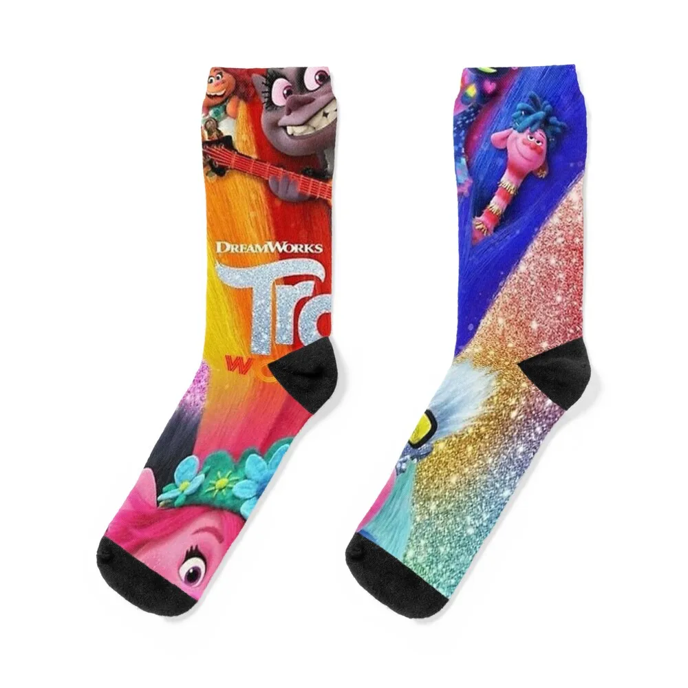 

TROLLS WORLD TOUR Poster Socks Soccer snow Women's Socks Men's