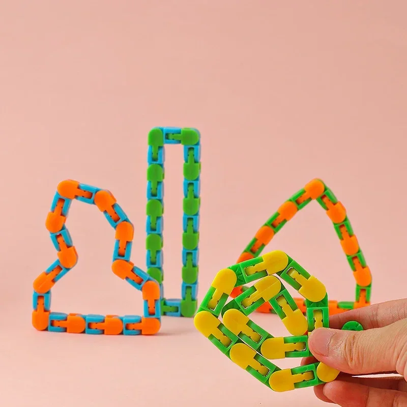 

Снижение давления на велосипедную цепь, 3 шт., 24 секции, разные варианты, складная цепь, ручное складывание, чтобы снять давление и расслабить, смешная игрушка