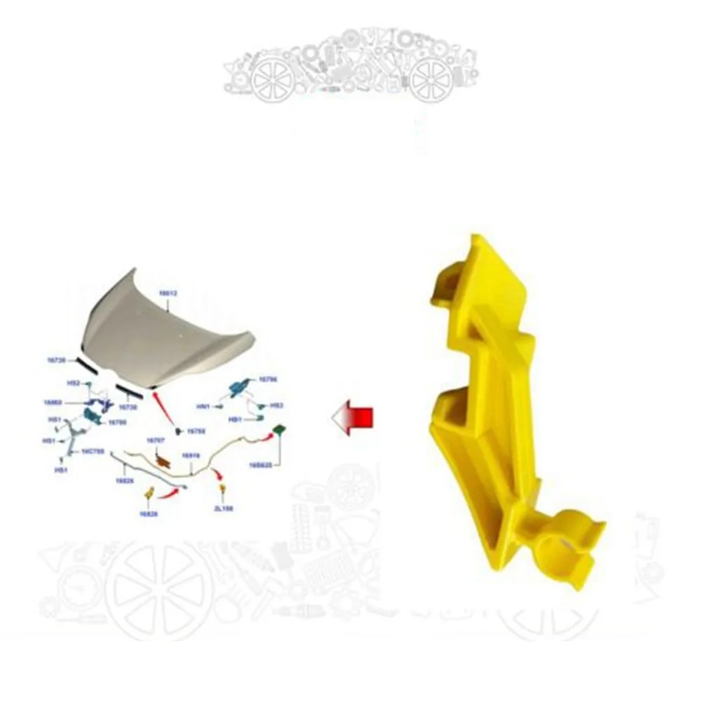 

Фиксатор капота, 1 шт., 16828, 1763358, 8A6116828AC