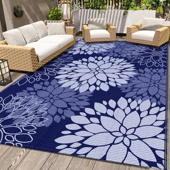 Reversible Outdoor Straw Rug 1