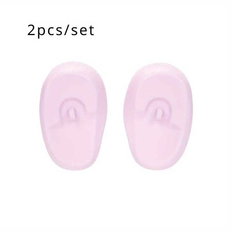 2Pcs/set Ear Covers Ear Cap Earmuffs Waterproof Earmuffs for Shower Hair Dyeing Hairdressing Accessories