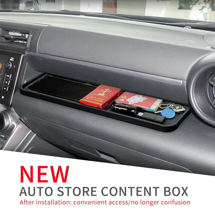 Smabee für Subaru BRZ 2021-2027 Toyota GR86 Beifahrersitz Handschuhfach Aufbewahrungsbox Handy-Organizer TPE Auto-Zubehör – Detail 4