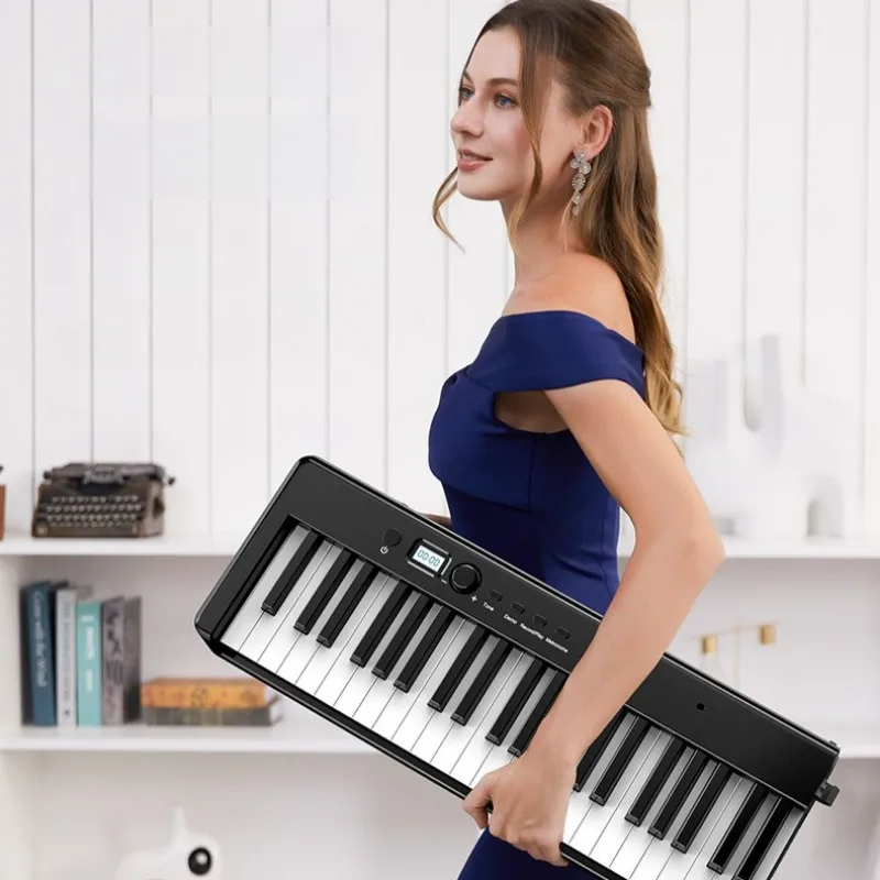 88 Key Folding Electronic Piano Midi Controller Real Adult Electronic Organ Musical Keyboard Professional Performance