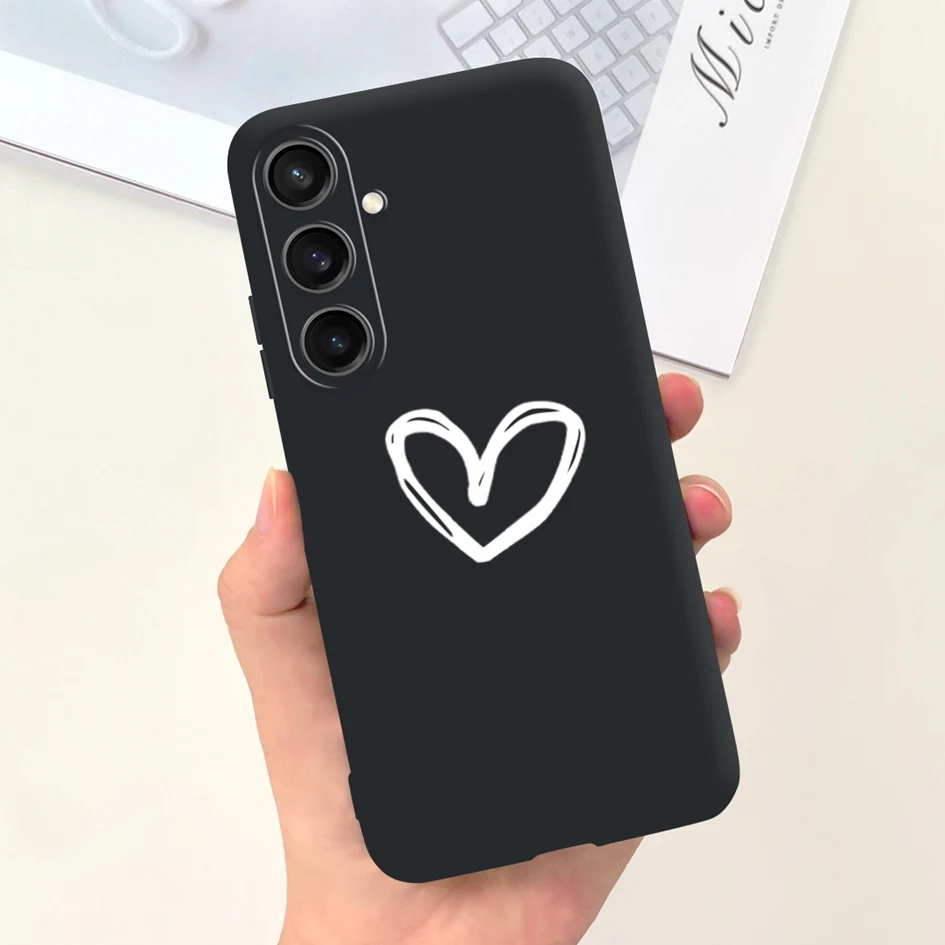 Cute Love Heart Butterfly Silicone Soft Case Cover for Samsung Galaxy - Protective Bumper Design