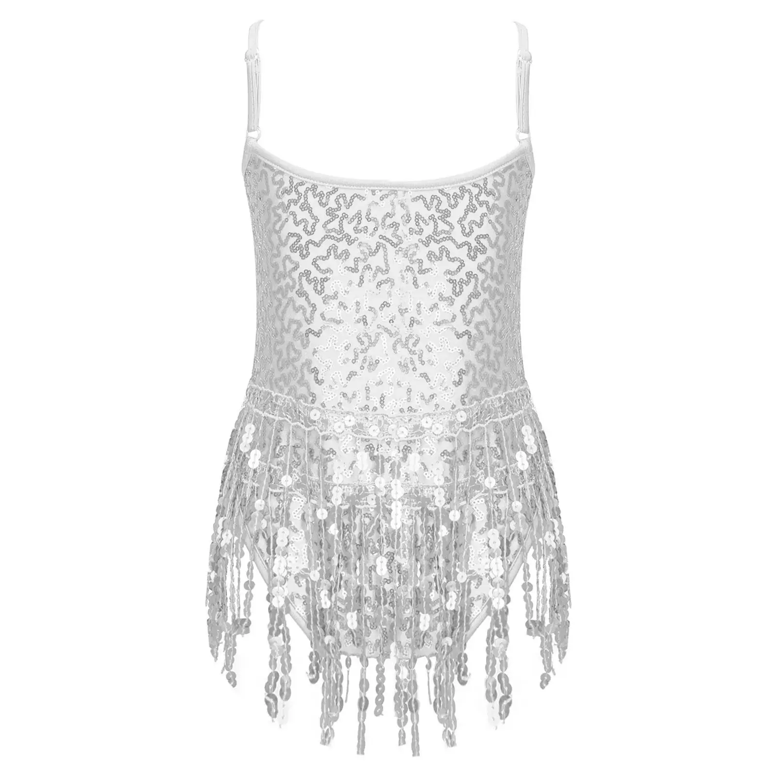 Ballet Leotard Dance Leotard Girls Dance Costumes Toddler Girls Gymnastics Ballet Fringed Leotard Jumpsuits Jazz Latin Dance Performance Costume Bodysuit
