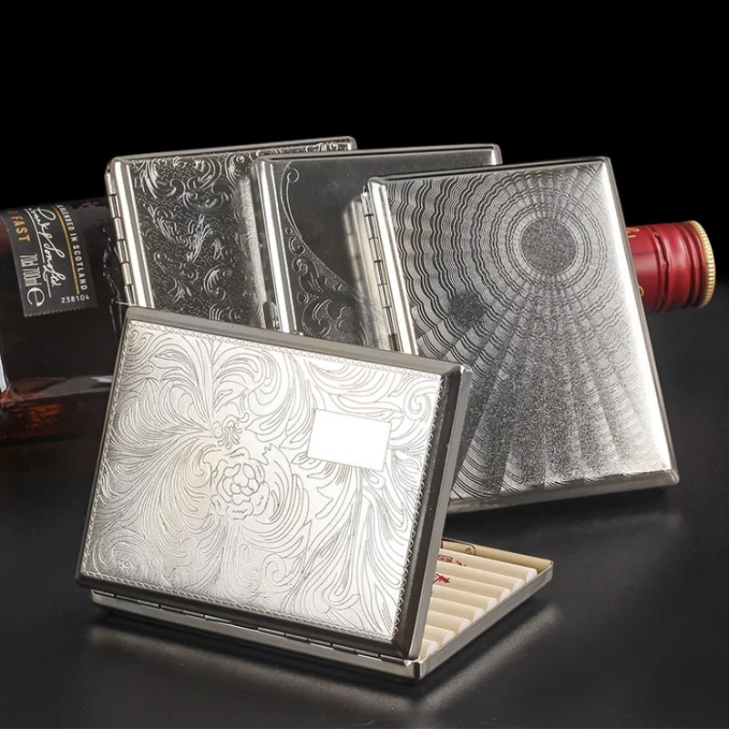 Sleek and Stylish Extended Metal Cigarette Storage Case