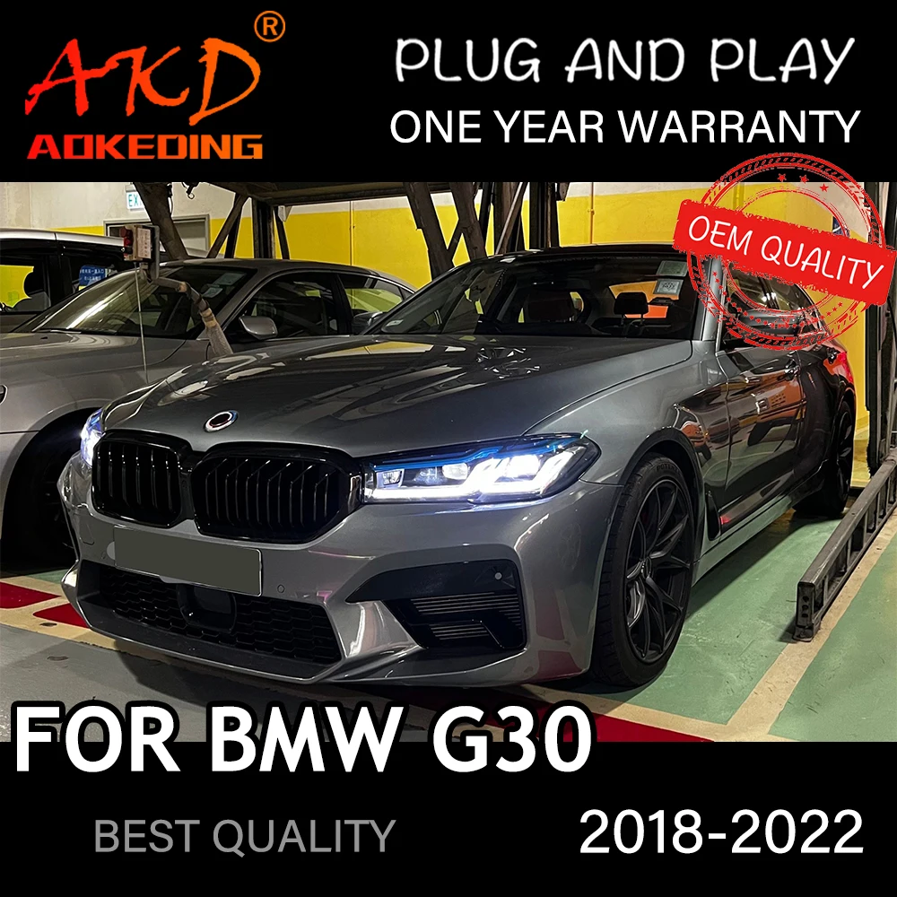 

Фары для BMW G30 2018-2022 M5 Тип LCI автомобильные светодиодные DRL Hella ксеноновые линзы Hella Hid H7 G38 автомобильные аксессуары