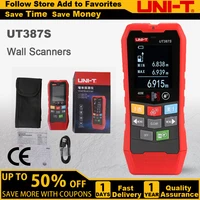 UNI-T Wall Scanner UT387E UT387S UT387LM 4 In 1 Metal Detector Wood Stud Finder AC Voltage Live Cable Wires Depth Tracker 1