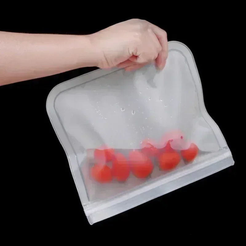 Fresh Keeping Bags Plastic Food Storage Bags Food Storage Bags Plastic Zip Lock Bags Plastic Packaging Bags Reusable Food Storage Bag Refrigerator Food Freezer Bag Leakproof Container Fruit Veggie Snack PE Contain