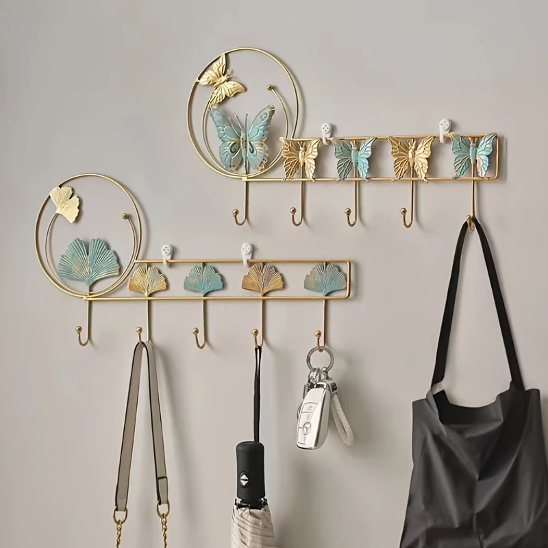 Luxury Iron Art Butterfly Hooks