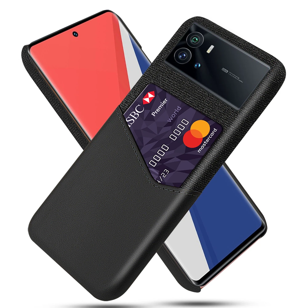 Elegant Business Card Slot Phone Cover Case with Bumper Protection and Sleek Design