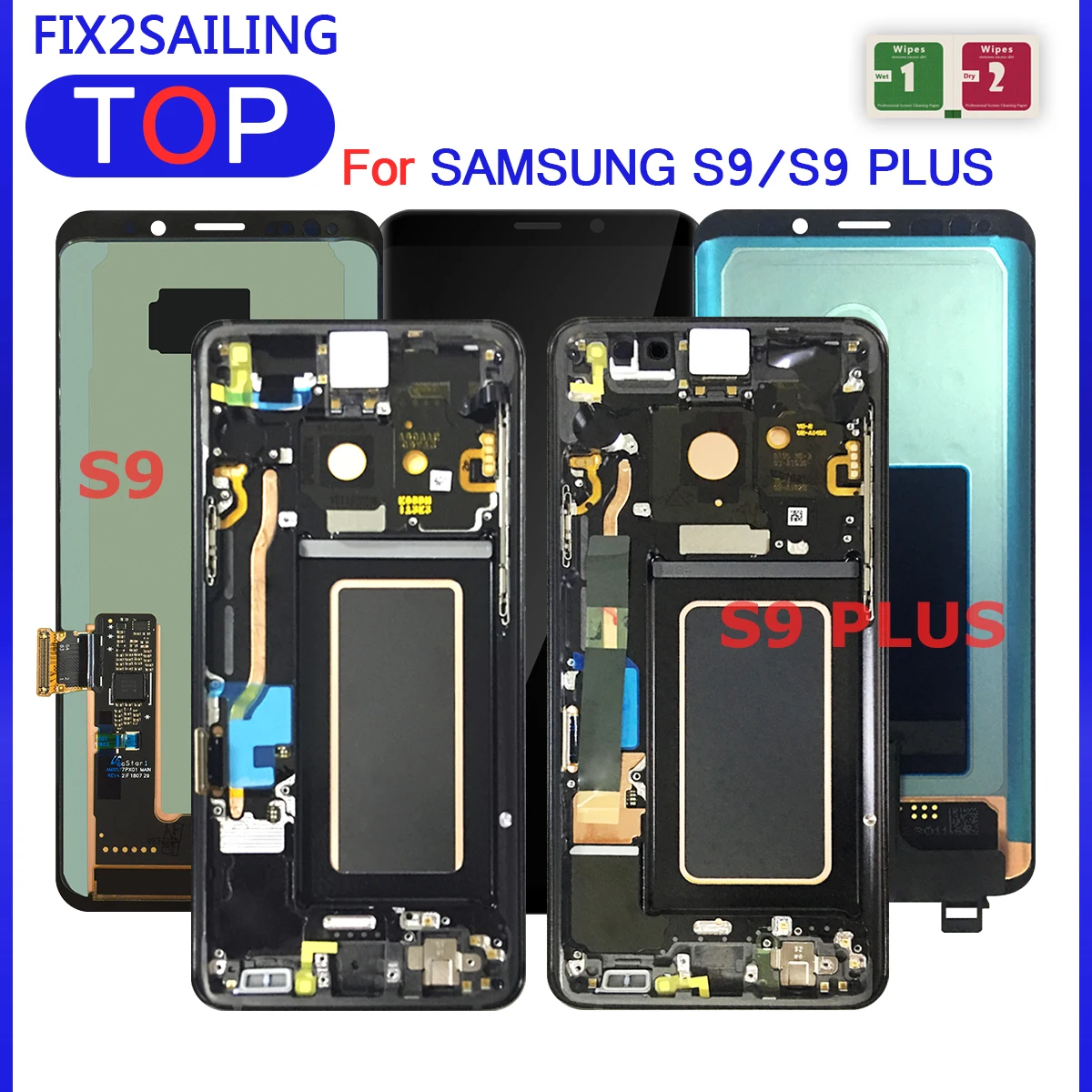 Tanie Oryginalny do SAMSUNG Galaxy S9 S9 + wyświetlacz LCD ekran sklep