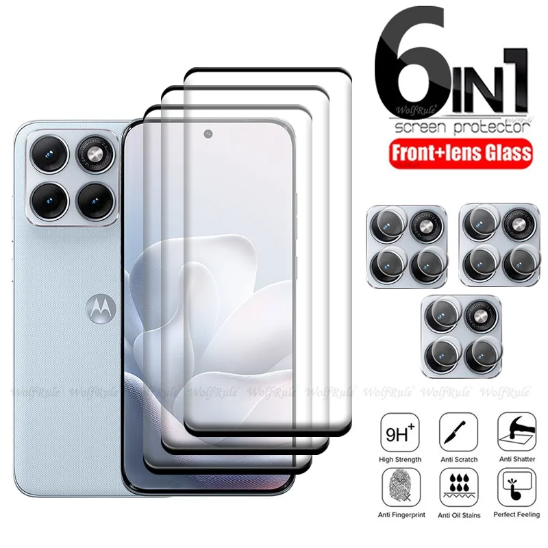 6-in-1 Premium Glass Screen Protector and Lens Shield