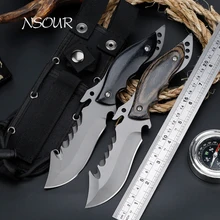 

New Straight Knife Edc Multi-High Hardness 58HRC Military Knife - Suitable for Hunting Camping Survival Outdoor Daily Carry