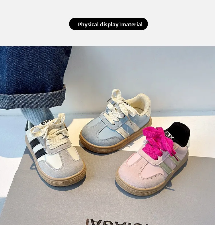 PU-Leder-Sneaker für Kinder, wasserdicht, trendige modische Kinderschuhe, rutschfeste Sportschuhe für Kinder – Detail 18