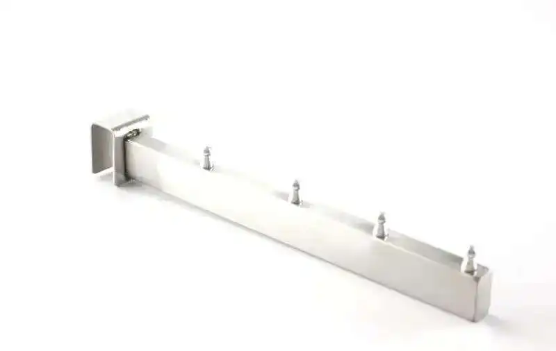 1 stücke Kleiderbügel Edelstahl Kleidung Unterwäsche Hängen Streifen Display Rack Regal Platz Rohr Schnalle Haken – Detail 3