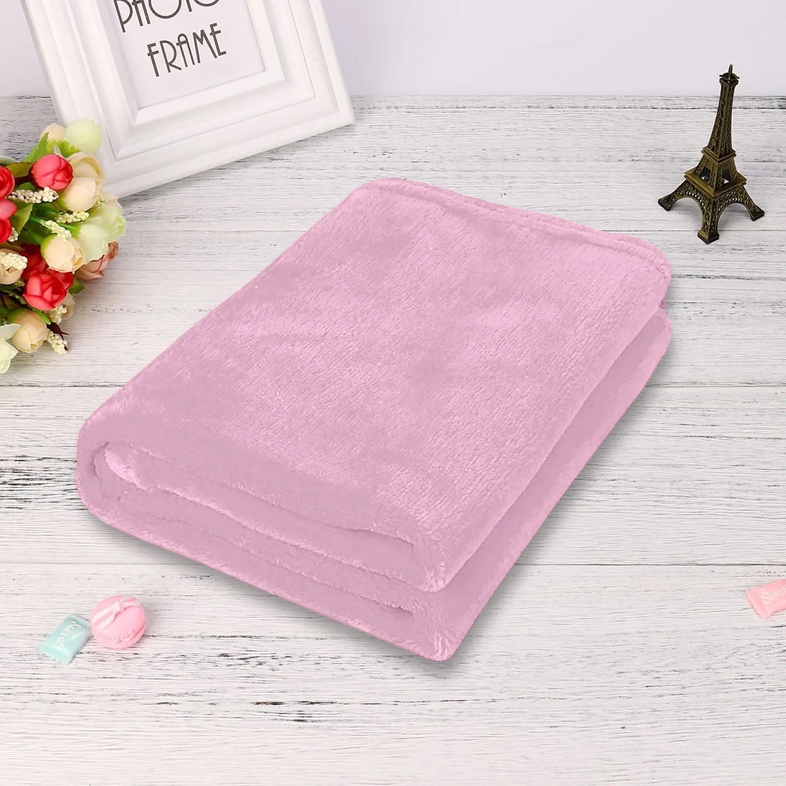50X70CM Fleece Throw Blanket Extra Soft Warm Fuzzy Bed Plush Lightweight Microfiber Couch Sofa Blankets 6