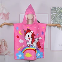 Baby Stuff Rainbow Unicorn Children's Bath Towels for 3-8 Years Kids Towels  Beach Robes Newborn Baby Wrap Blankets Hooded Cloak