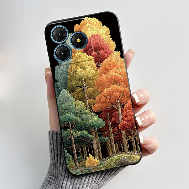 Luxury Cute Cool Soft TPU Silicone Back Cover for Blackview Oscal Flat Series Phone Cases