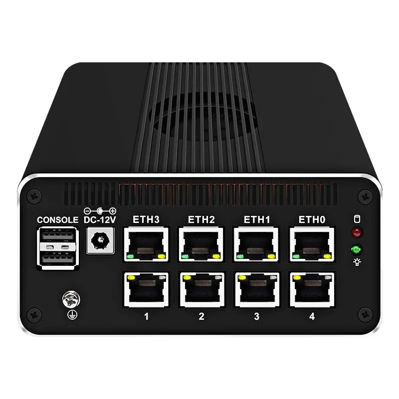 Topton 2*10G SFP Mini PC 12th Gen i3-N305 N200 N100 4x Intel i226-V 2.5G COMPUTER DDR5 NVMe Firewall Appliance Proxmox Server 4