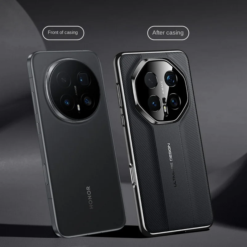Luxurious Texture Ultimate Protective Case with Slim Camera Shield Cover