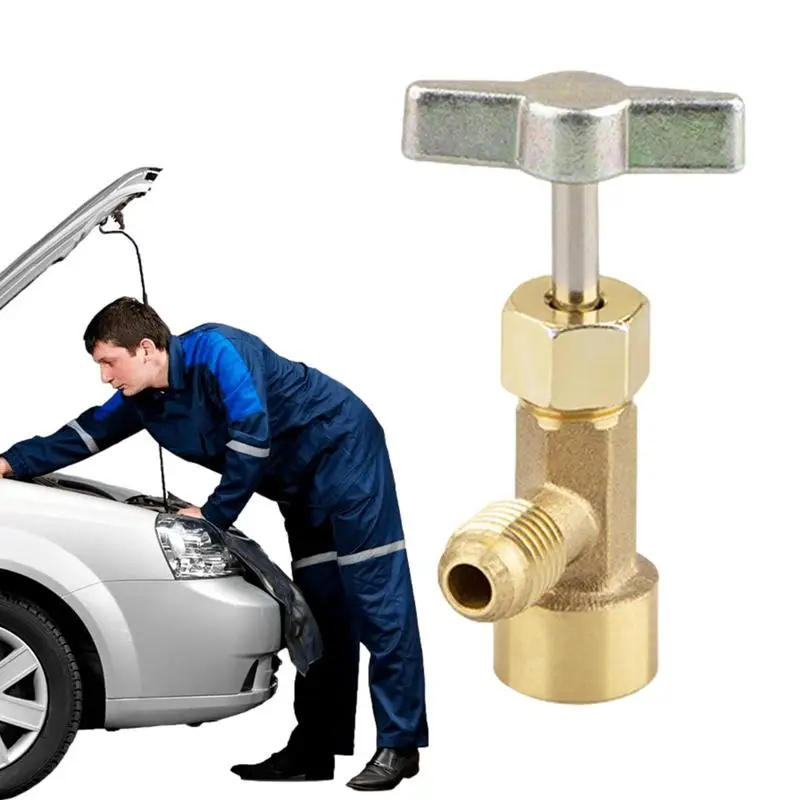 134A Può Toccare Ac Può Toccare R134A Adattatore Serbatoio Refrigerante Valvola Autosigillante Adattatore R134A Adattatore Stile Foratura Raccordi Tub