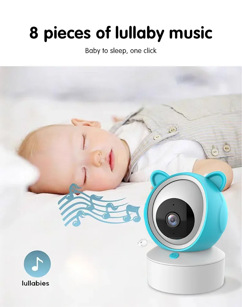 Babyphone video sans fil C8 + écran - Tuya 11 undefined