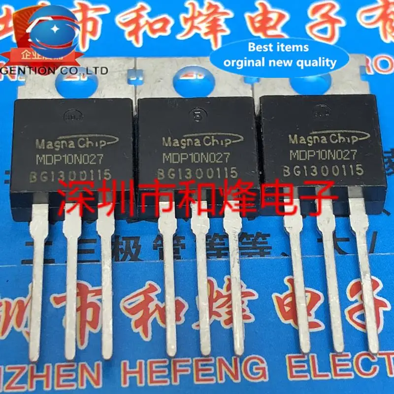 

10pcs 100% orginal new MDP10N027 120A 100V high current controller MOS field effect transistor TO-220