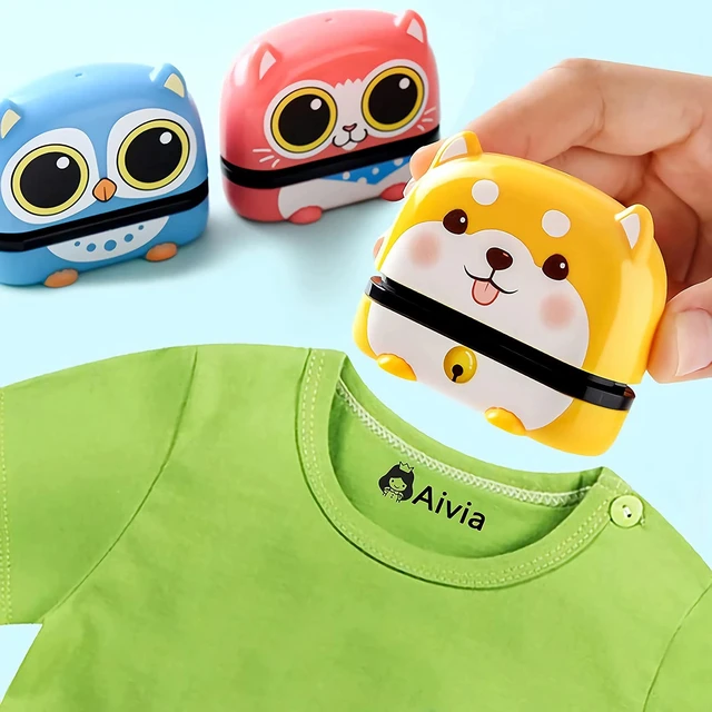 Customized Name Stamp Waterproof Toy Baby Student Clothes Chapter Wash not  Faded Children's Seal Customized Stamp - AliExpress