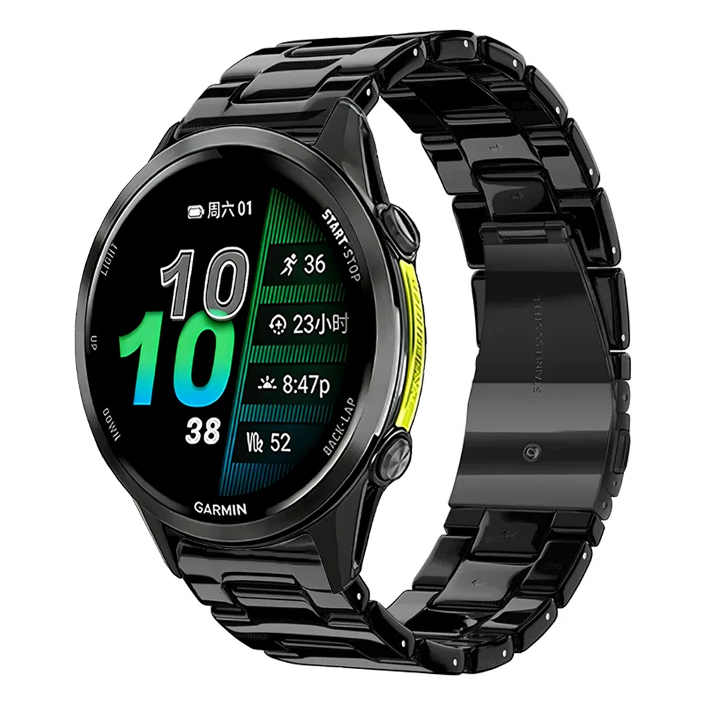 Resin Strap: Comfortable Bracelet for Smartwatches (20mm/22mm)