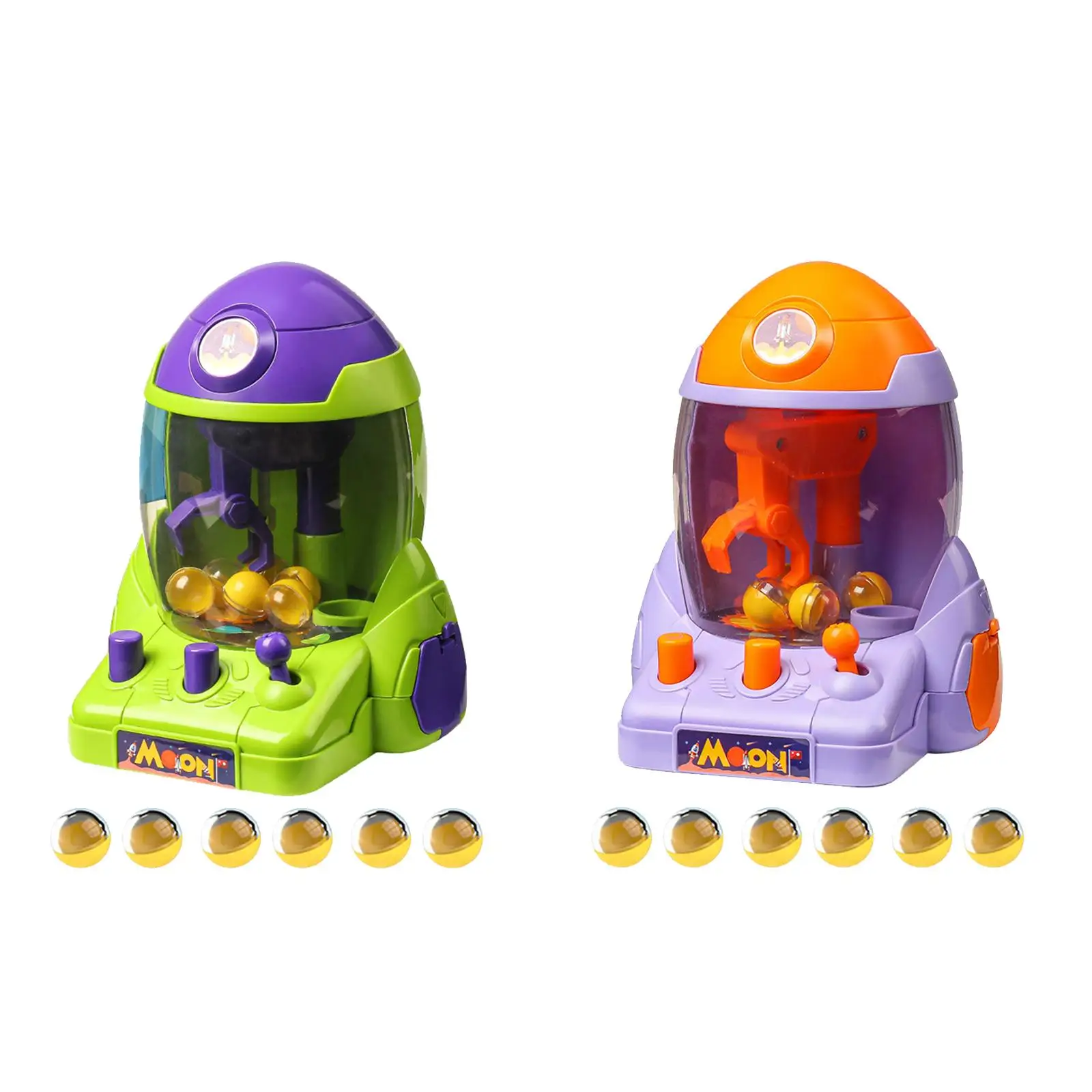Claw Catch Toy Clip Doll Machine Claw Machine Table Game Fun Challenge Mini Arcade Game for Children