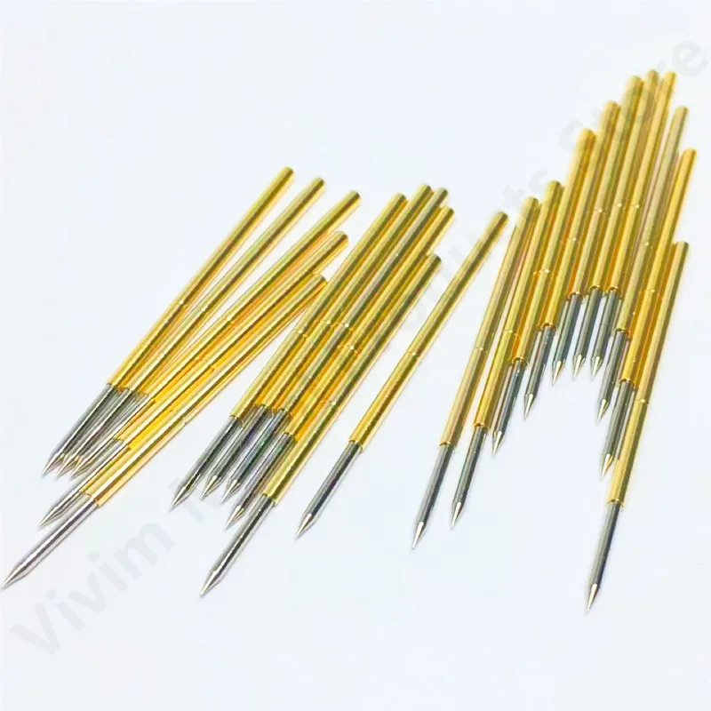 20/100PCS P100-B1 Frühling Test Sonde P100-B Test Pin PA100-B PA100-B1 Test Werkzeug 33,35mm Durchmesser 1,36mm Nadelspitze Durchmesser 0,99mm Pogo Pin – Detail 6