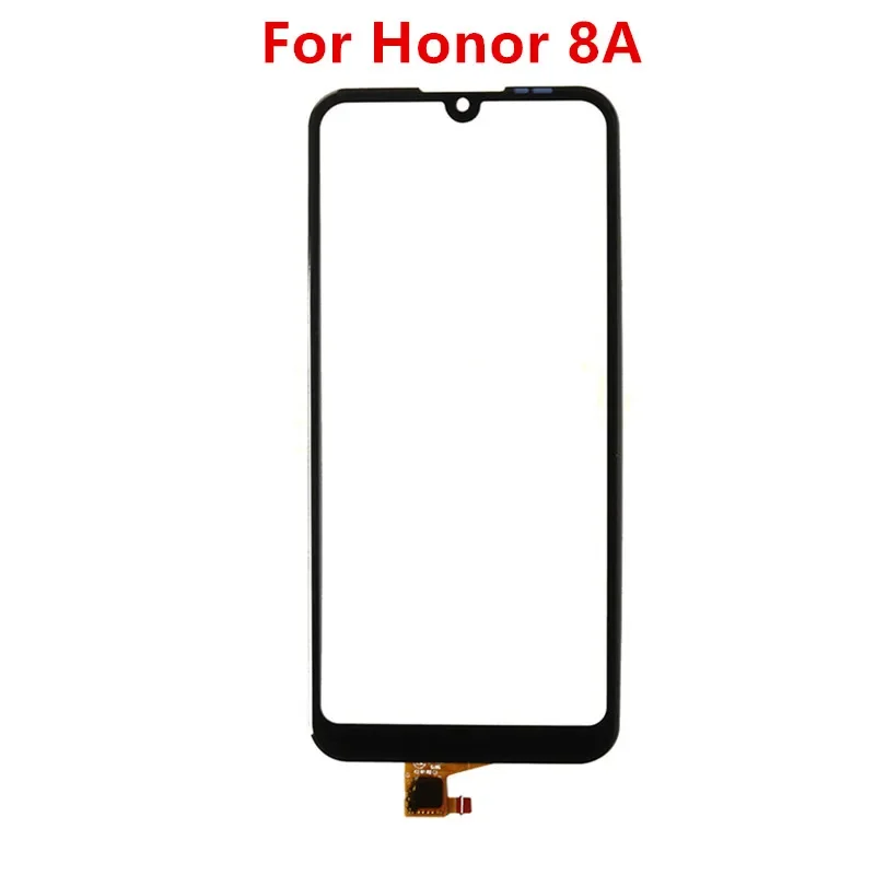 Honor8A Outer Screen For Huawei Honor 8A 8X Max 7X 7C 7A Digitizer Sensor Front Touch Panel LCD Display Glass Cover Repair Parts