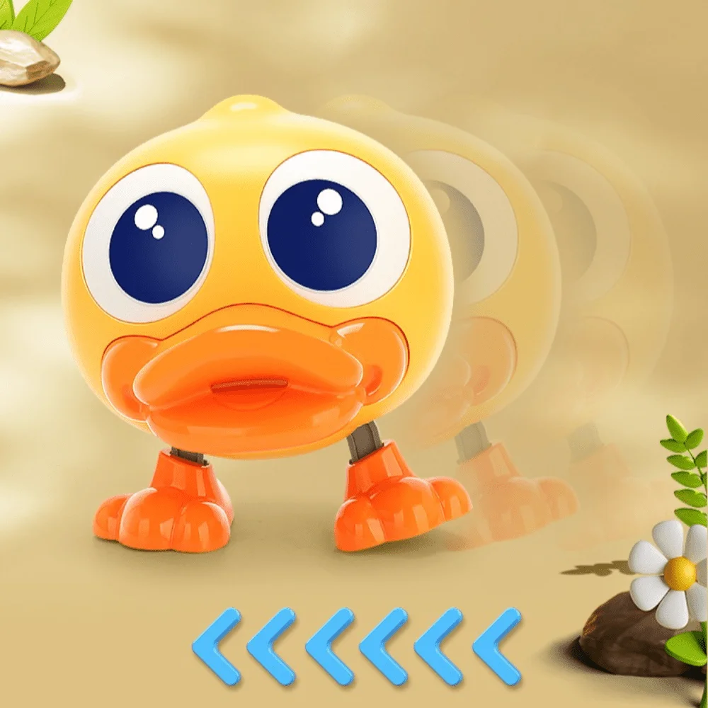 음악, 조명, 높이 조절 기능이 있는 전기 변신 춤추는 오리; 들을 위한 교육용 장난감