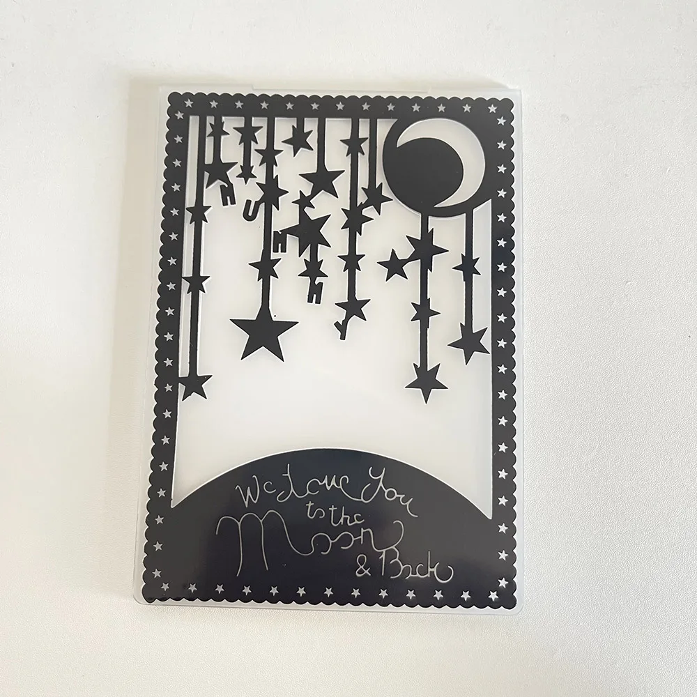 Plastic 3D Embossing Folder Template for DIY Scrapbooking Craft Photo Album Card Handmade Decoration Supplies